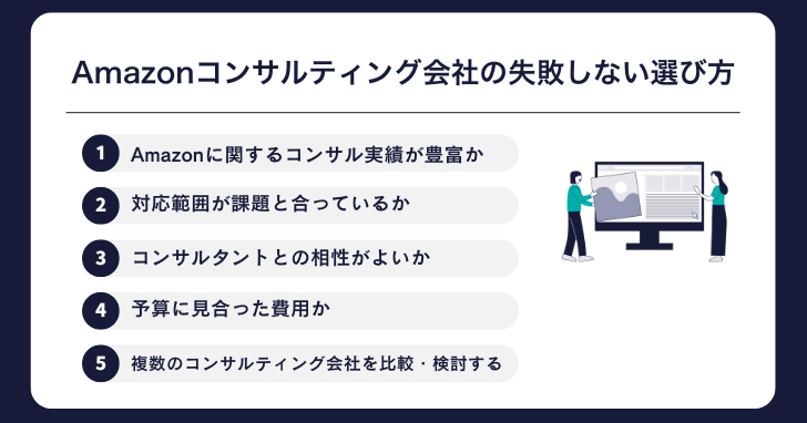 Amazonコンサルティング会社の失敗しない選び方