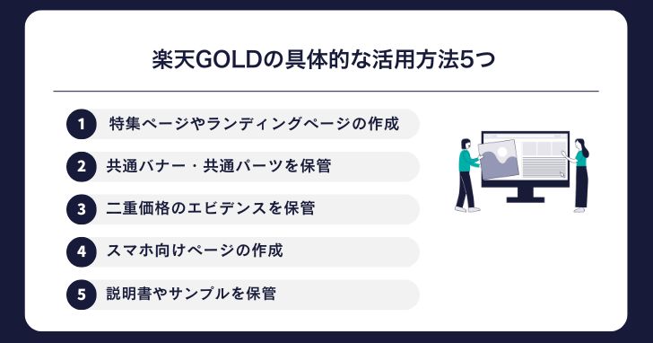 楽天GOLDの具体的な活用方法5つ